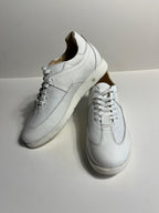 Zemor Beyaz Deri Sneaker – Minimal Erkek Günlük Ayakkabı