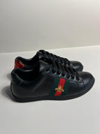GUCCI Erkek Hakiki Deri Ayakkabı – Siyah & Beyaz
