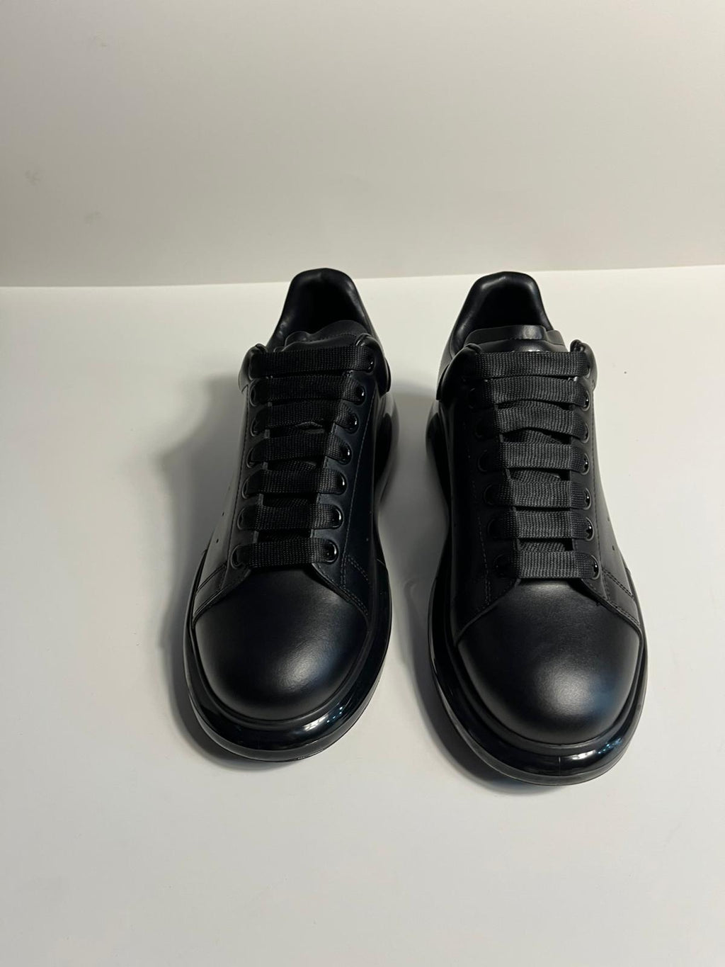 Zemor Erkek Hakiki Deri Sneaker – Alexander McQueen  Oversize Siyah
