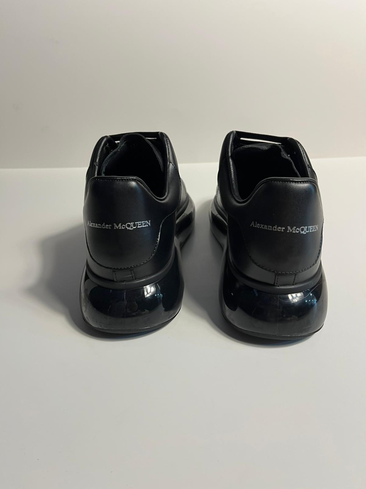 Zemor Erkek Hakiki Deri Sneaker – Alexander McQueen  Oversize Siyah