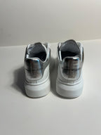 Unisex Beyaz Sneaker – Alexander McQueen Tarz, Kalın Tabanlı, 36-40 Numara