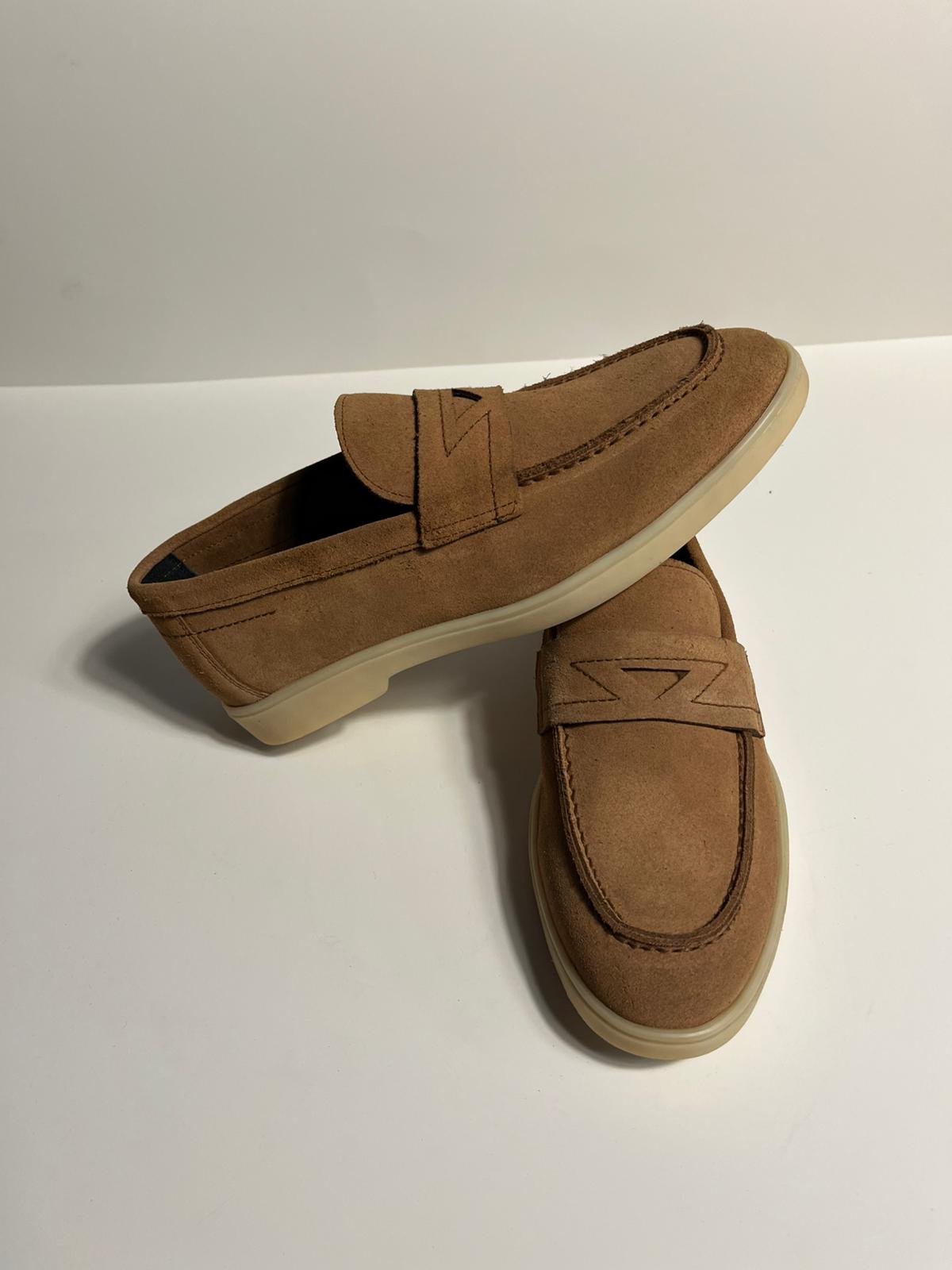 Zemor Erkek Süet Loafer Ayakkabı – Kahverengi, Rahat ve Şık Günlük Tasarım