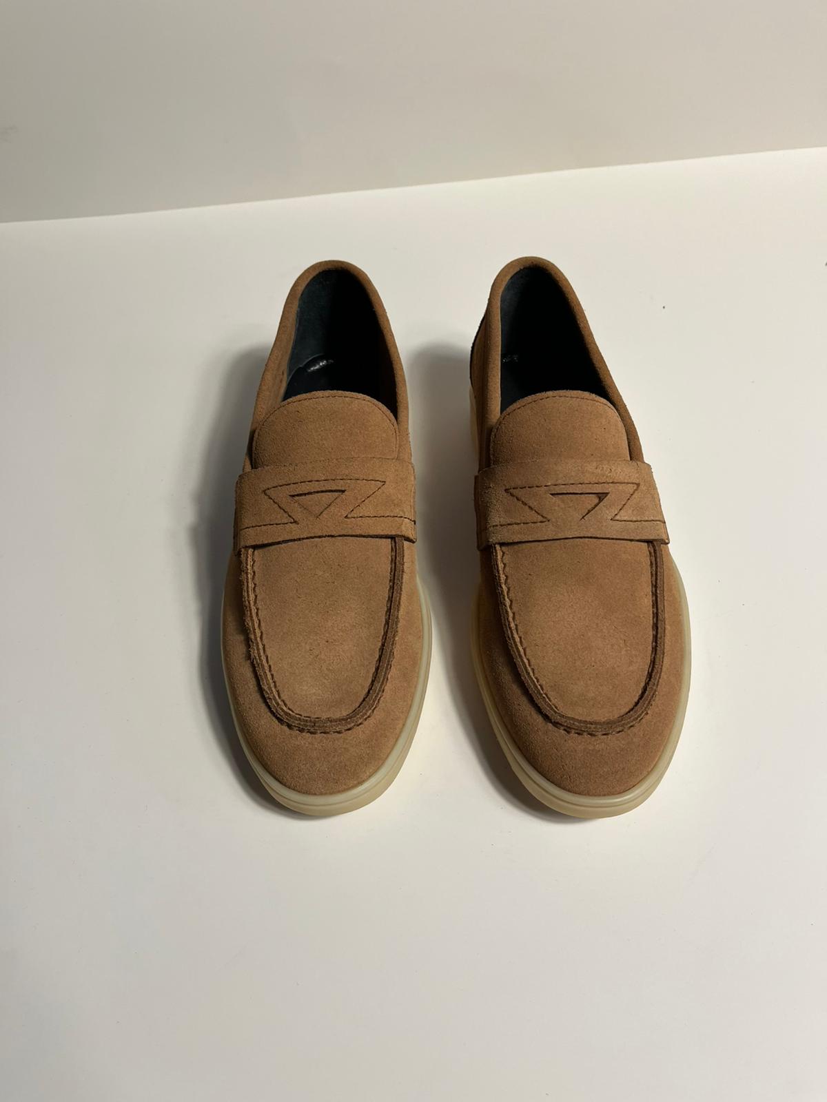 Zemor Erkek Süet Loafer Ayakkabı – Kahverengi, Rahat ve Şık Günlük Tasarım