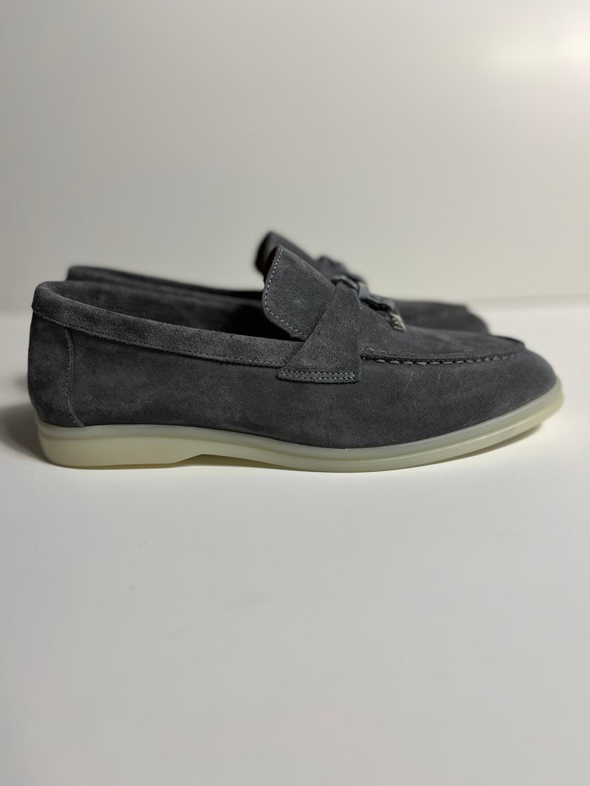 Zemor Hakiki Deri Tokalı Süet Loafer – Erkek Günlük & Klasik Ayakkabı