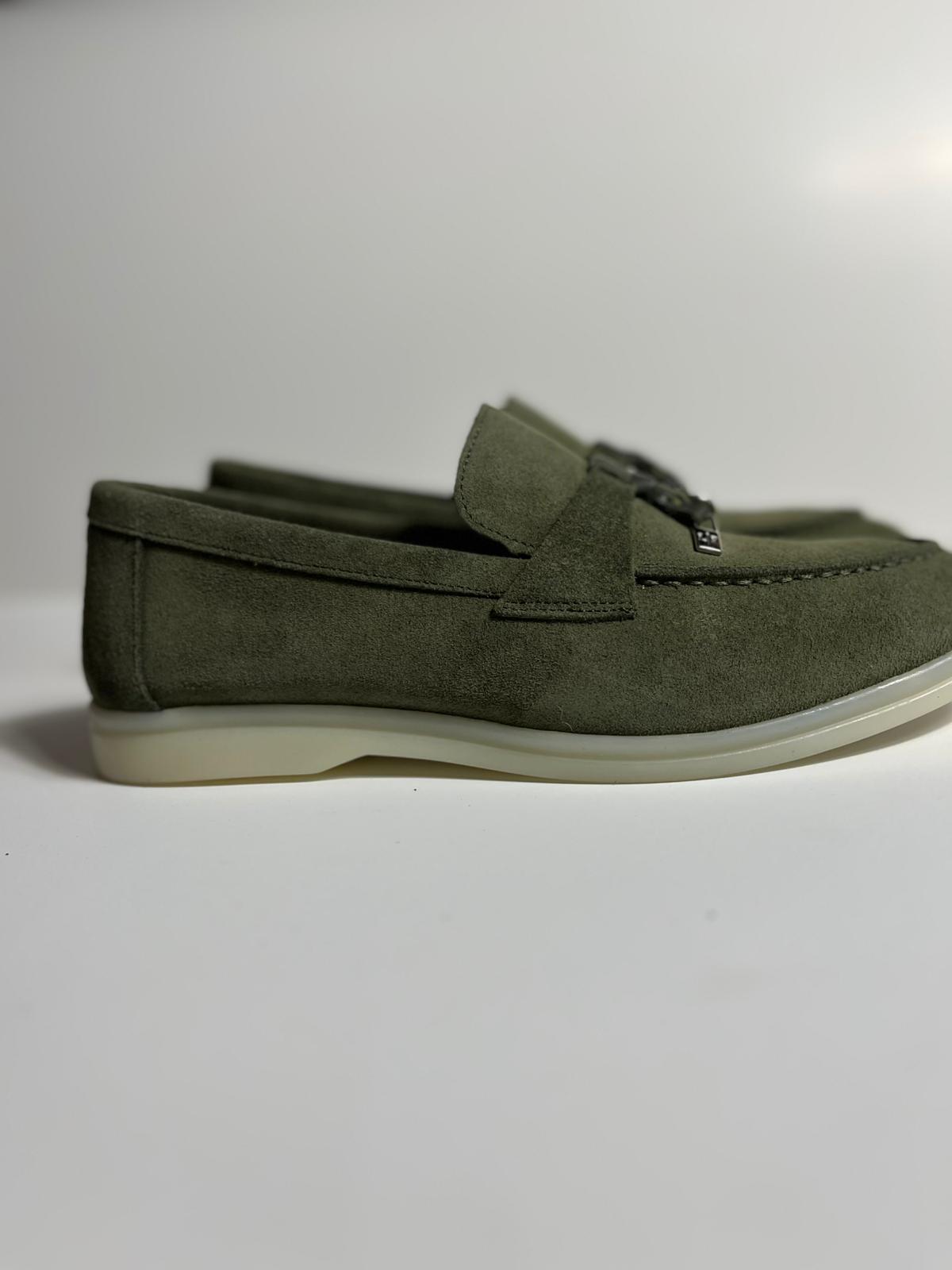 Zemor Hakiki Deri Tokalı Süet Loafer – Erkek Günlük & Klasik Ayakkabı